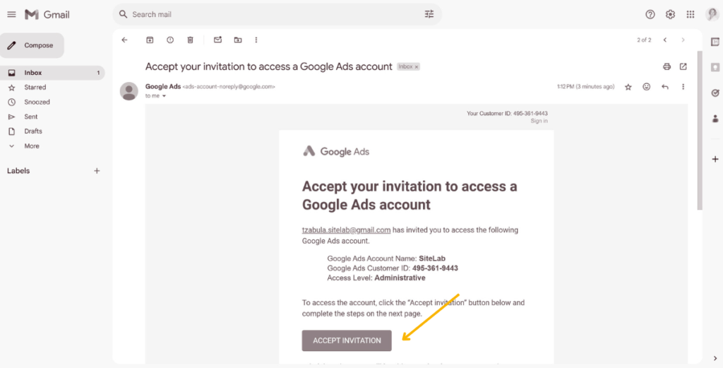 Як надати доступ до акаунту Google Ads 07 Доступ до акаунту Google Ads - Фото 07